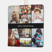 Ontwerp je eigen 8 fotocollage keramisch ornament (Links)