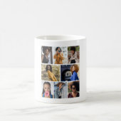 Ontwerp je eigen 8 fotocollage koffiemok (Center)