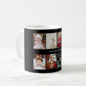 Ontwerp je eigen 8 fotocollage koffiemok (Voorkant links)