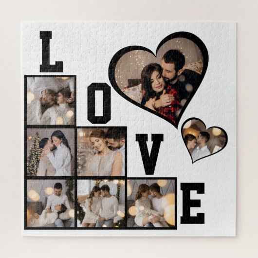 Ontwerp je eigen 8 fotocollage legpuzzel (Verticaal)