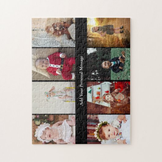 Ontwerp je eigen 8 fotocollage legpuzzel (Verticaal)