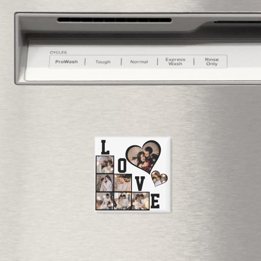 Ontwerp je eigen 8 fotocollage magneet (Insitu (Vaatwasser))