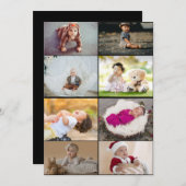 Ontwerp je eigen 8 fotocollage notitiekaartje (Voorkant / Achterkant)