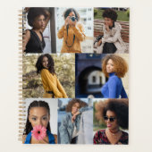 Ontwerp je eigen 8 fotocollage planner (Voorkant)