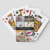 Ontwerp je eigen 8 fotocollage pokerkaarten (Achterkant)