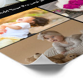 Ontwerp je eigen 8 fotocollage Poster (Hoek)