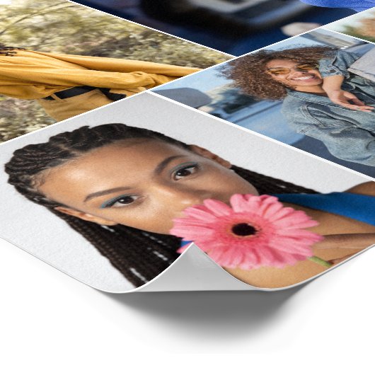 Ontwerp je eigen 8 fotocollage poster (Hoek)