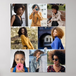 Ontwerp je eigen 8 fotocollage poster