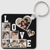 Ontwerp je eigen 8 fotocollage sleutelhanger (Achterkant)