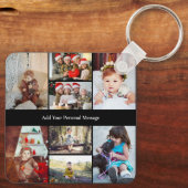 Ontwerp je eigen 8 fotocollage sleutelhanger (Achterkant)