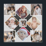 Ontwerp je eigen 9 foto collage magnetische uitnodiging<br><div class="desc">Pas je fotografie aan. Je kunt dit aangepaste product maken voor speciale gelegenheden zoals huwelijken,  verjaardagen,  Kerstmis,  feestdagen,  herdenkingen,  afstuderen,  jubilea en meer. Het kan ook worden gegeven aan je beste vriend,  goede vriend,  familie en verwanten.</div>