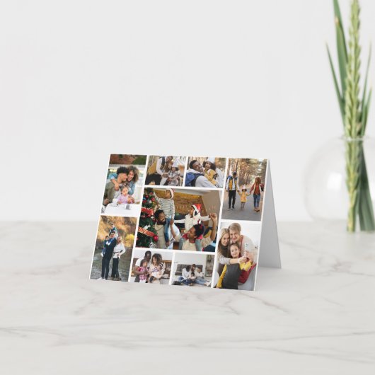 Ontwerp je eigen 9 fotocollage aankondiging (Voorkant)