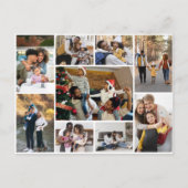 Ontwerp je eigen 9 fotocollage briefkaart (Voorkant)