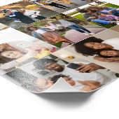 Ontwerp je eigen 9 fotocollage foto afdruk (Hoek)