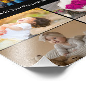 Ontwerp je eigen 9 fotocollage foto afdruk (Hoek)