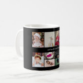 Ontwerp je eigen 9 fotocollage koffiemok (Voorkant links)