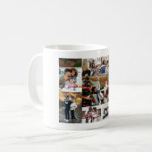 Ontwerp je eigen 9 fotocollage koffiemok (Voorkant links)