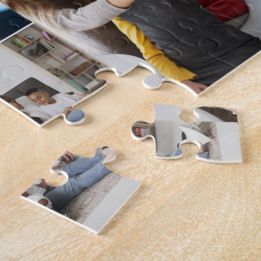 Ontwerp je eigen 9 fotocollage legpuzzel (Zijkant)