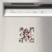 Ontwerp je eigen 9 fotocollage magneet (Insitu (Vaatwasser))