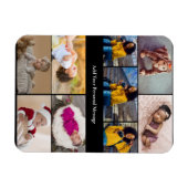 Ontwerp je eigen 9 fotocollage magneet (Horizontaal)