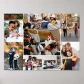 Ontwerp je eigen 9 fotocollage poster (Voorkant)