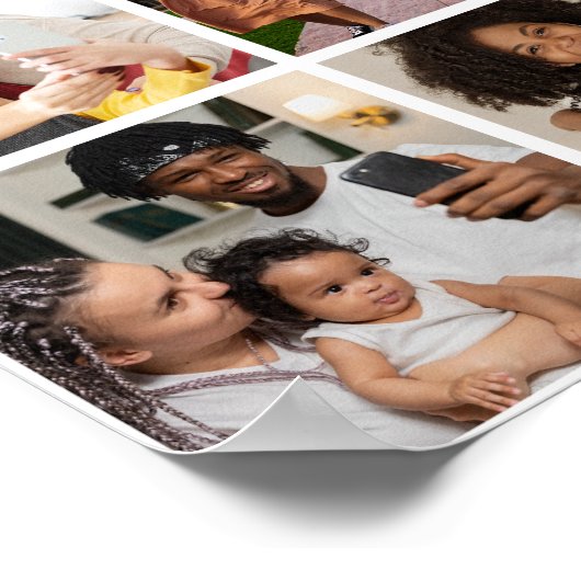 Ontwerp je eigen 9 fotocollage poster (Hoek)