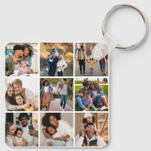 Ontwerp je eigen 9 fotocollage sleutelhanger (Achterkant)