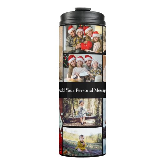 Ontwerp je eigen 9 fotocollage thermosbeker (Voorkant)