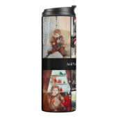 Ontwerp je eigen 9 fotocollage thermosbeker (Gedraaid links)
