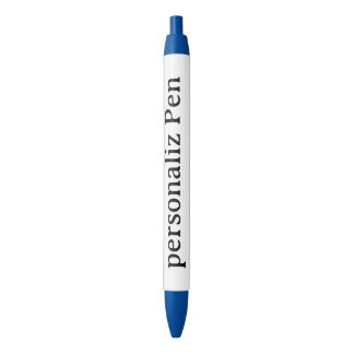Ontwerp je eigen aangepaste blauwe zwarte inkt pen
