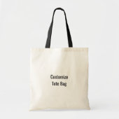 Ontwerp Je Eigen Aangepaste Budget Tote Bag (Voorkant)