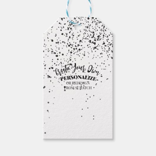 Ontwerp Je Eigen Aangepaste Cadeaulabel (Voorkant)
