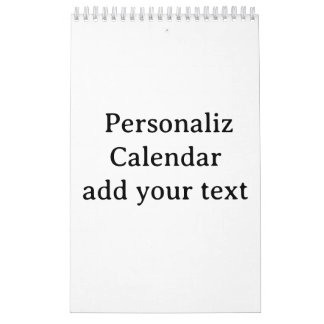 Ontwerp je eigen aangepaste enkele pagina kalender