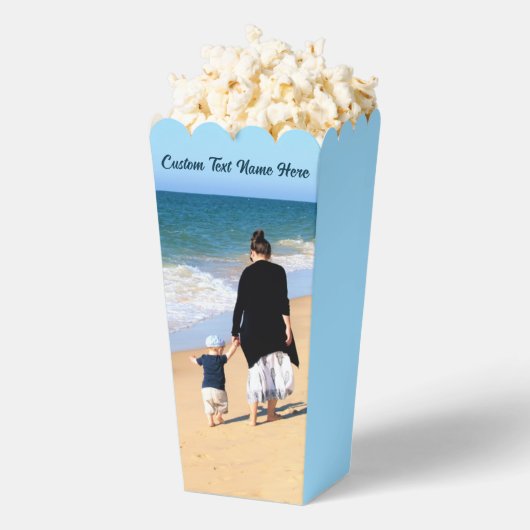 Ontwerp je eigen aangepaste foto- en tekstpopcorn  bedankdoosjes (Popped)