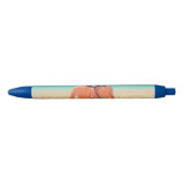 Ontwerp Je Eigen Aangepaste Fotopen Geschenk Blauwe Inkt Pen (Voorkant)