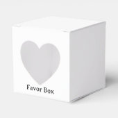 Ontwerp je eigen aangepaste Hart 2x2x2 Bedankdoosjes (Voorkant Zijde)