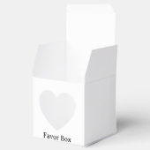 Ontwerp je eigen aangepaste Hart 2x2x2 Bedankdoosjes (Geopend)
