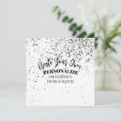 Ontwerp je eigen aangepaste kaart (Staand voorkant)