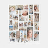 Ontwerp je eigen aangepaste liefde Gepersonaliseer Fleece Deken (Voorkant)
