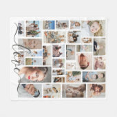 Ontwerp je eigen aangepaste liefde Gepersonaliseer Fleece Deken (Voorkant (Horizontaal))