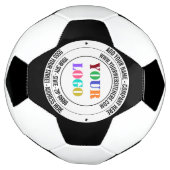 Ontwerp Je Eigen Aangepaste Logo en Tekst Voetbal (Gedraaid)
