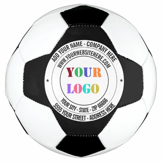 Ontwerp Je Eigen Aangepaste Logo en Tekst Voetbal (Voorkant)