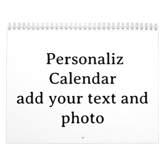 Ontwerp je eigen aangepaste Medium Kalender (Hoes)