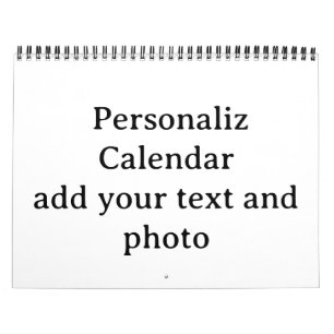 Ontwerp Je Eigen aangepaste Medium Klassieke Frame Kalender