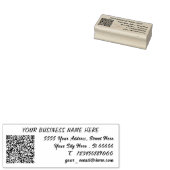 Ontwerp Je Eigen Adres Stempel met QR Code (Gestempeld)