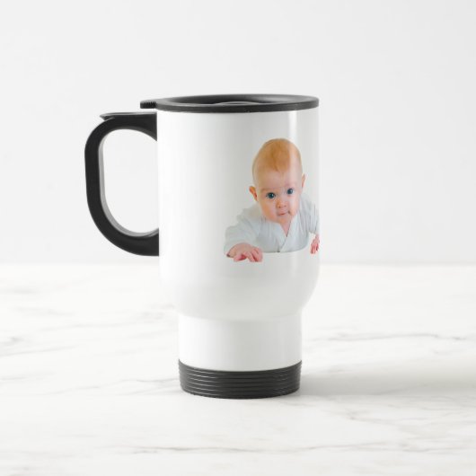 Ontwerp Je Eigen Baby Foto Mok (Links)