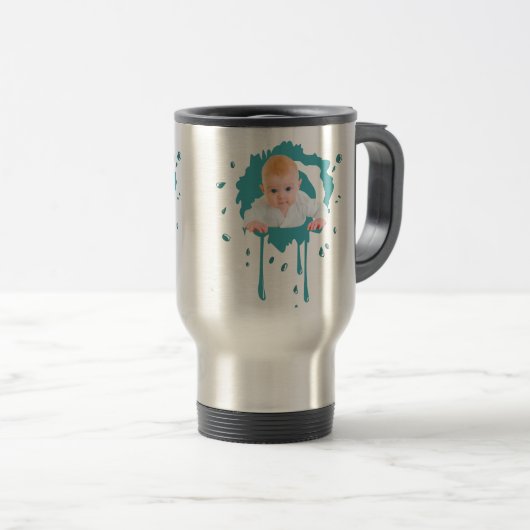 Ontwerp Je Eigen Baby Foto Mok (Voorkant rechts)
