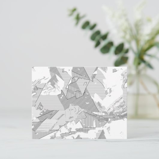 Ontwerp je eigen bedankkaarten reisherinneringen briefkaart (Staand voorkant)