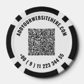 Ontwerp Je Eigen Bedrijfslogo Poker Chips Sjabloon (Achterkant)