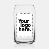 Ontwerp je eigen bedrukte blik glas (Voorkant)